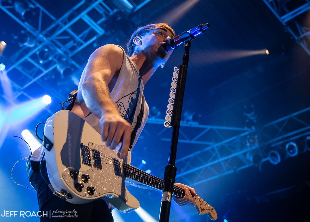 All Time Low performing on tour